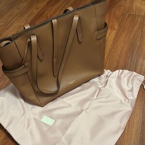 Radley London Caramel Brown Leather Tote Bag